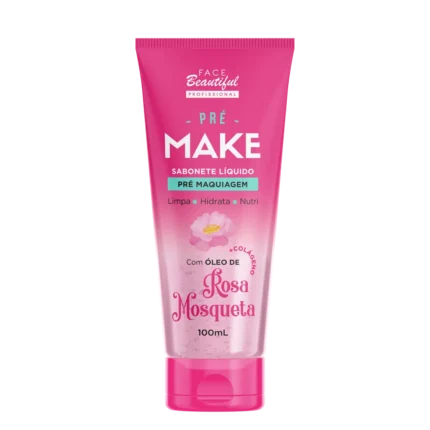 FACE BEAUTIFUL Sabonete Pré Make Rosa Mosqueta 100ml