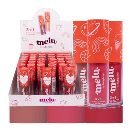 BLUSH BATOM E SOMBRA C/36 RUBY ROSE