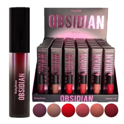 BATOM LÍQUIDO OBSIDIAN C/36 RUBY ROSE