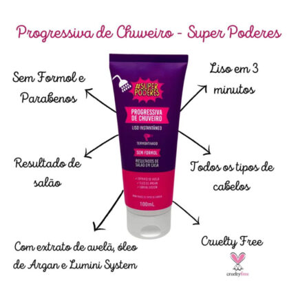 Progressiva De Chuveiro Liso Instantâneo Super Poderes Unidade