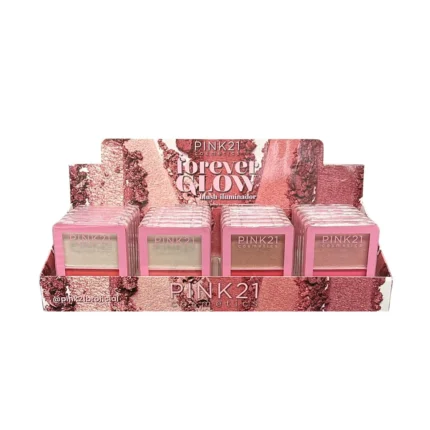 BLUSH E ILUMINADOR C/24 PINK 21