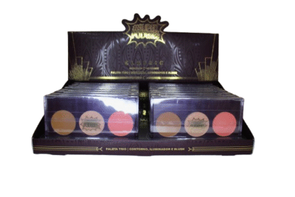 PALETA TRIO CONT. ILUM. BLUSH C/16 SP PODERES